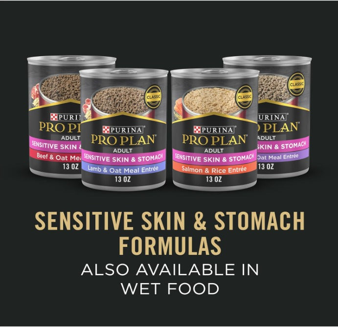 🐾Purina Pro Plan Sensitive Skin and Stomach Dog Food Dry, Adult Salmon & Rice Formula, Digestive Health - 30 lb. Bag🐾