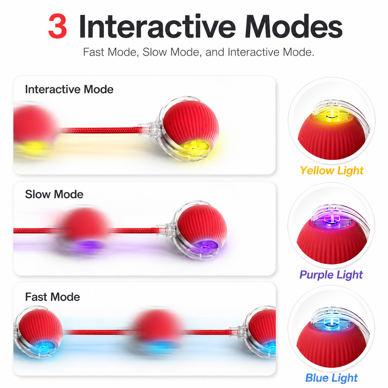 🐾Waoo Waoo ZoomBall – Smart Rolling Interactive Cat Ball Toy🐾