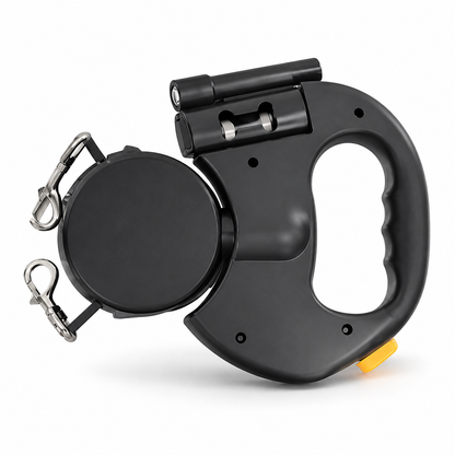 🐾Waoo Waoo DuoWalk – Retractable Double Dog Leash with LED Light🐾