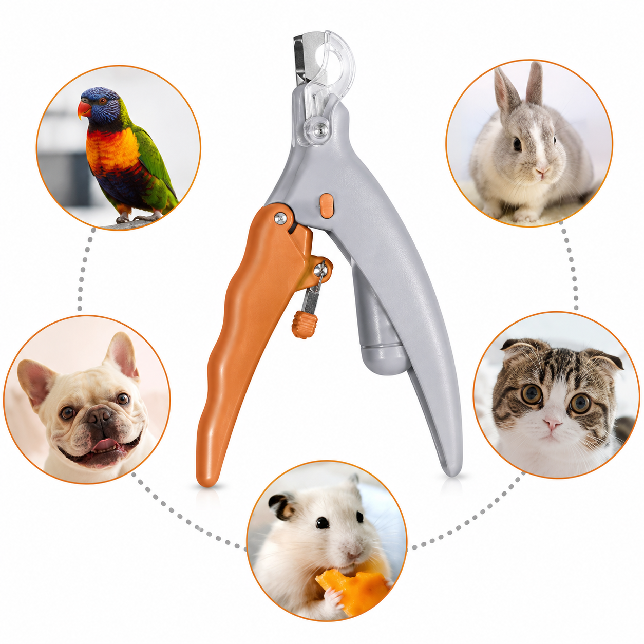 🐾Waoo Waoo ClearCut – LED Light Pet Nail Clippers🐾