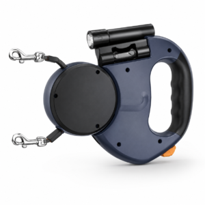 🐾Waoo Waoo DuoWalk – Retractable Double Dog Leash with LED Light🐾